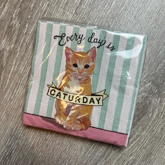 Caturday Napkins